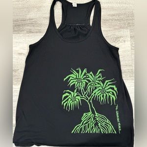 ❤️‍🔥SOLD❤️‍🔥Hawaiian Force Lauhala print Racerback Tank